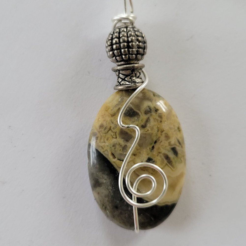 Sterling & Turquoise Handmade Pendant